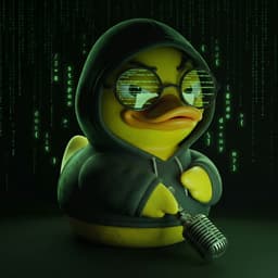 The duck, ready to scan
